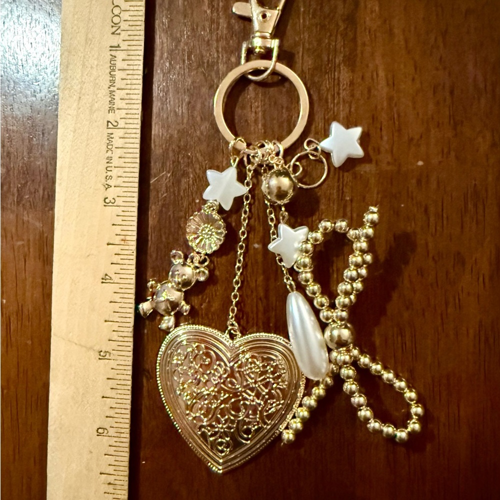 Heart of Gold Habdbag Charm Set